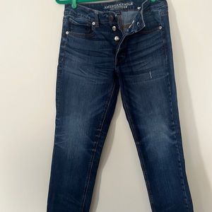 AE Tomgirl button fly jeans